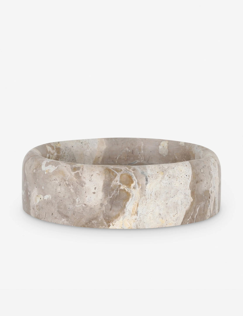 #color::natural | Balland round marble catchall