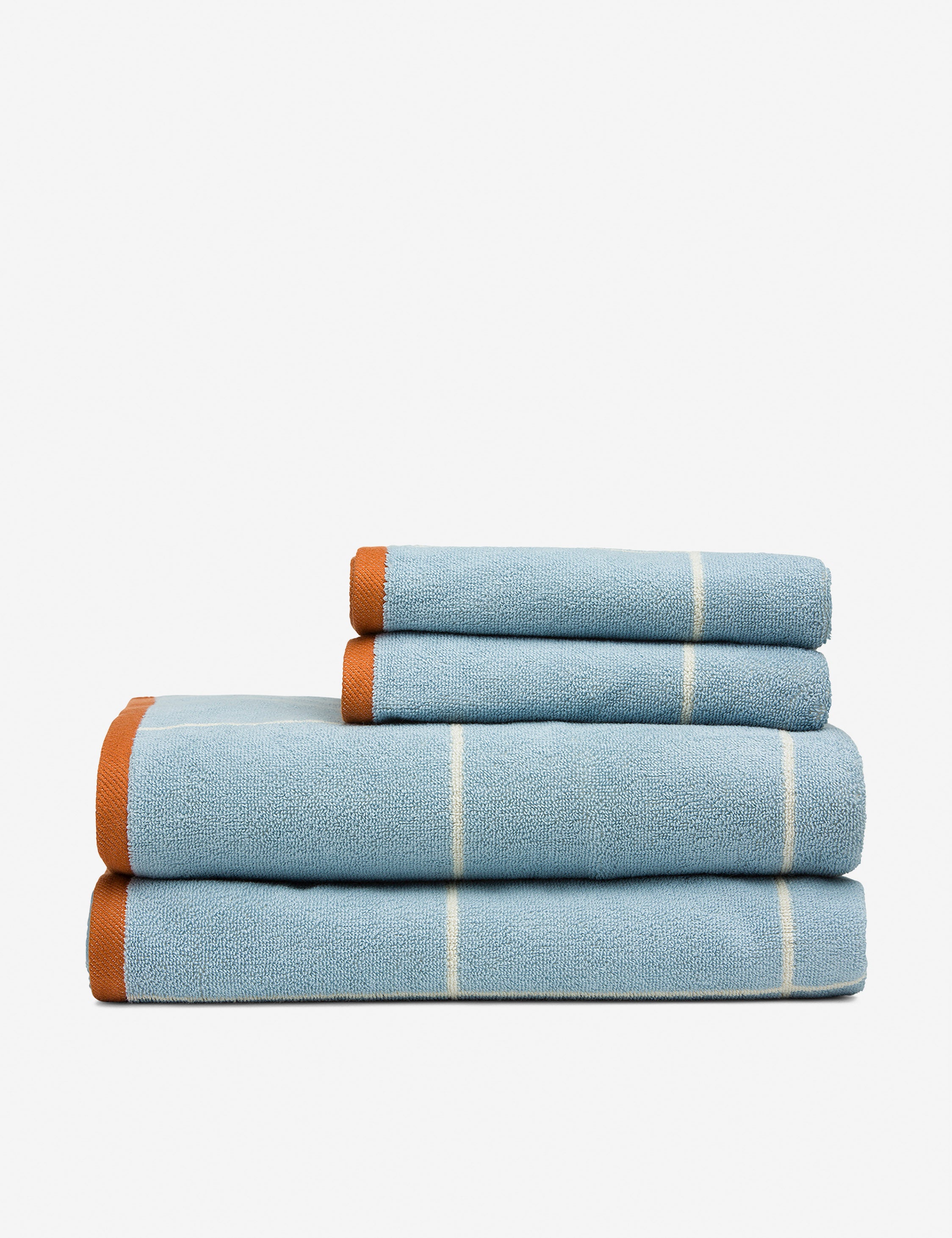 Grid Organic Cotton Towel