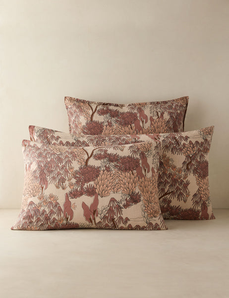 Garden Walk Linen Cotton Sham by Sarah Sherman Samuel