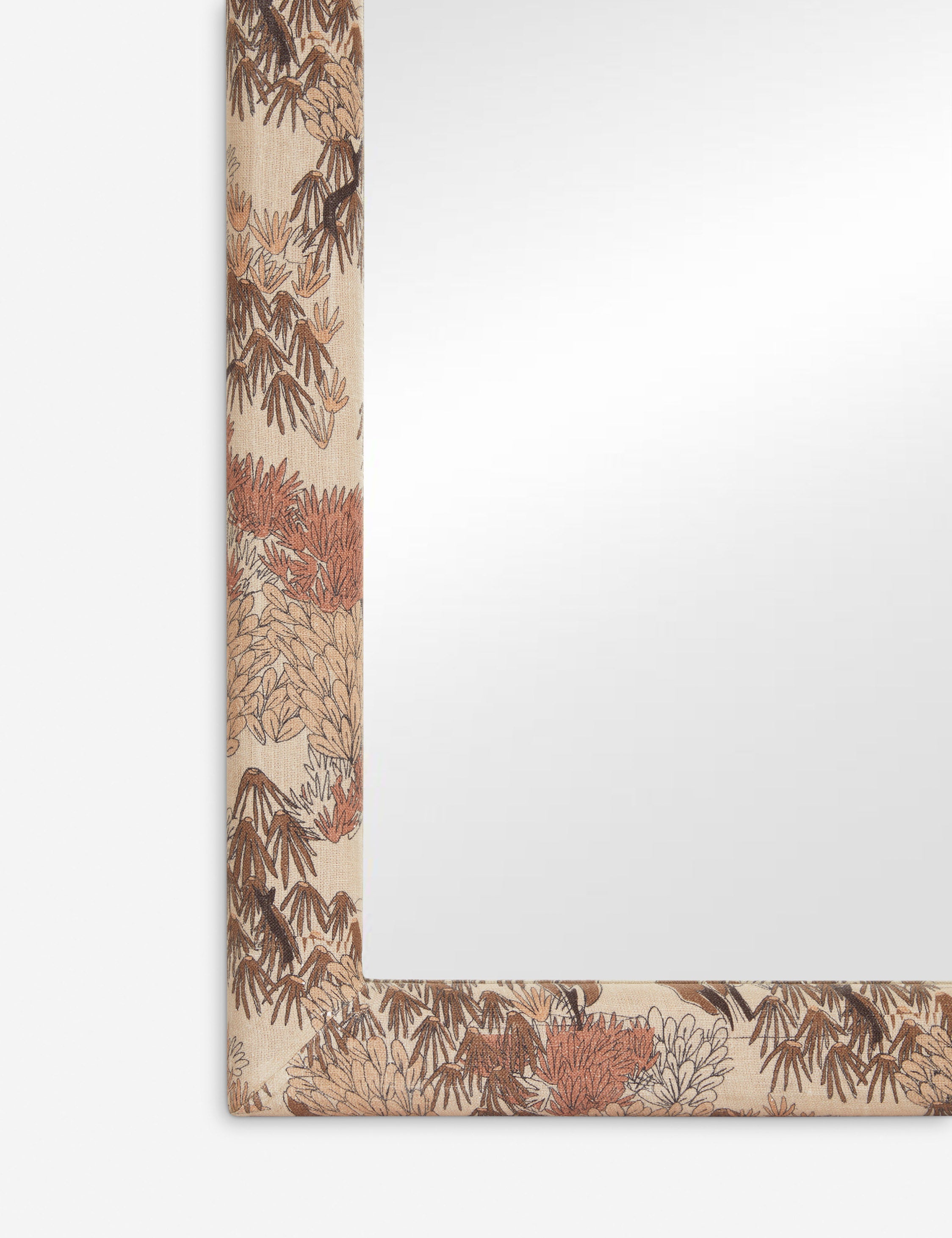 Sarah Sherman Samuel Garden Walk Upholstered Mirror - Thumbnail 4