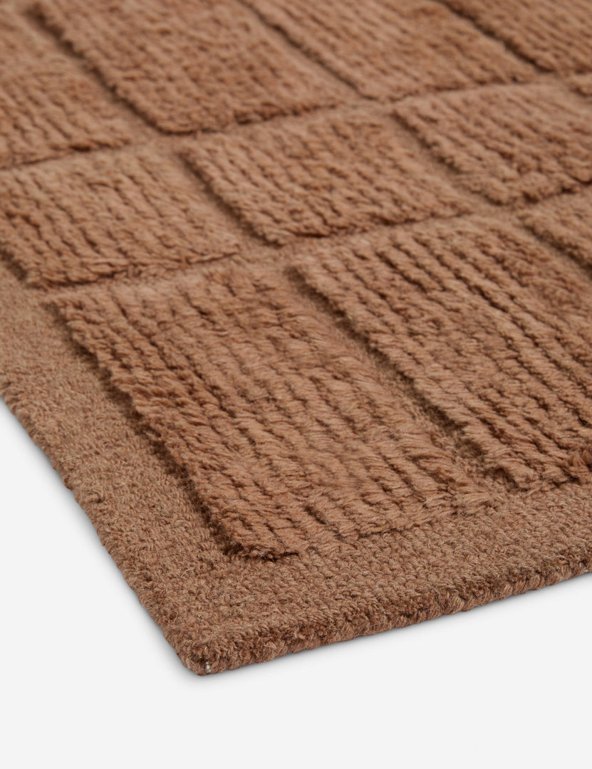 Geller Hand-Tufted Wool Rug Swatch, Blush 12" x 12"