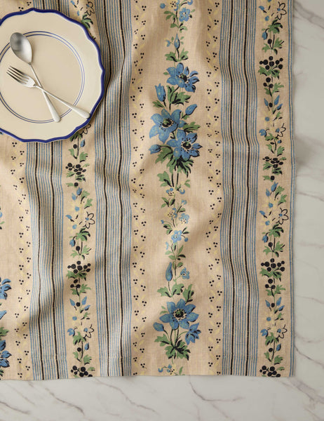 Golden Linen Tablecloth by Heidi Caillier