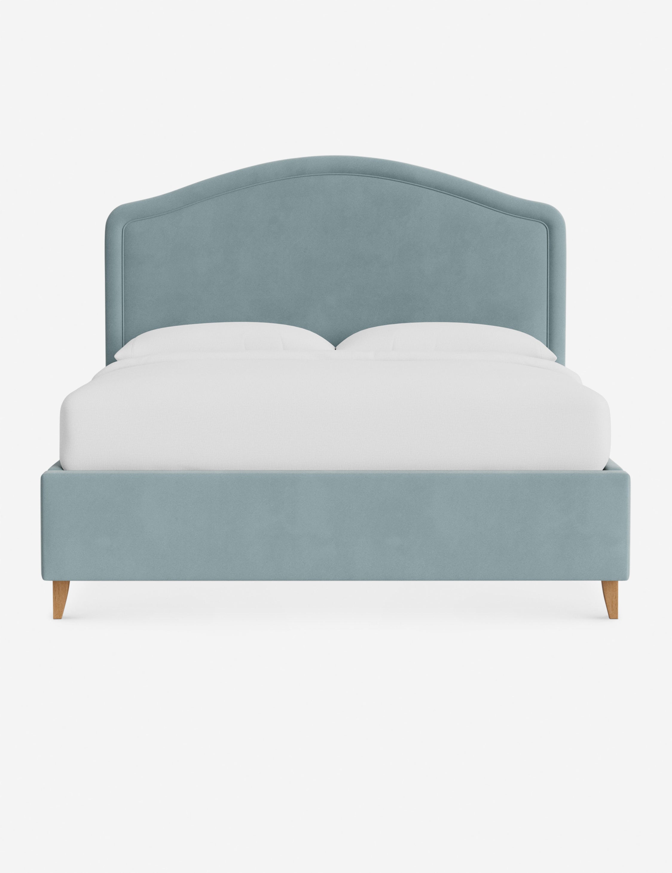 #color::sky-blue-classic-velvet #size::king #leg-finish::natural