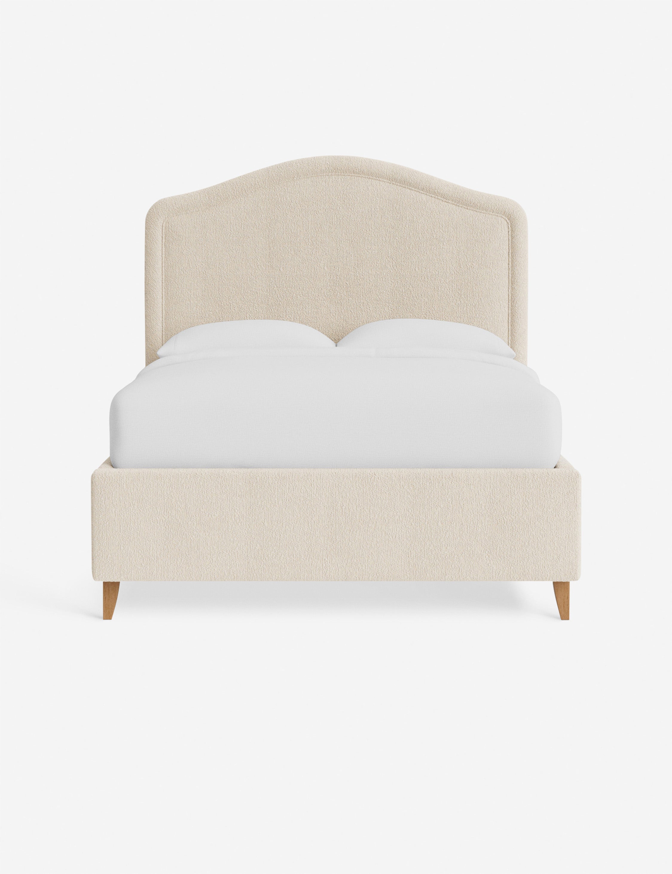 #color::ivory-modern-boucle #size::queen #leg-finish::natural