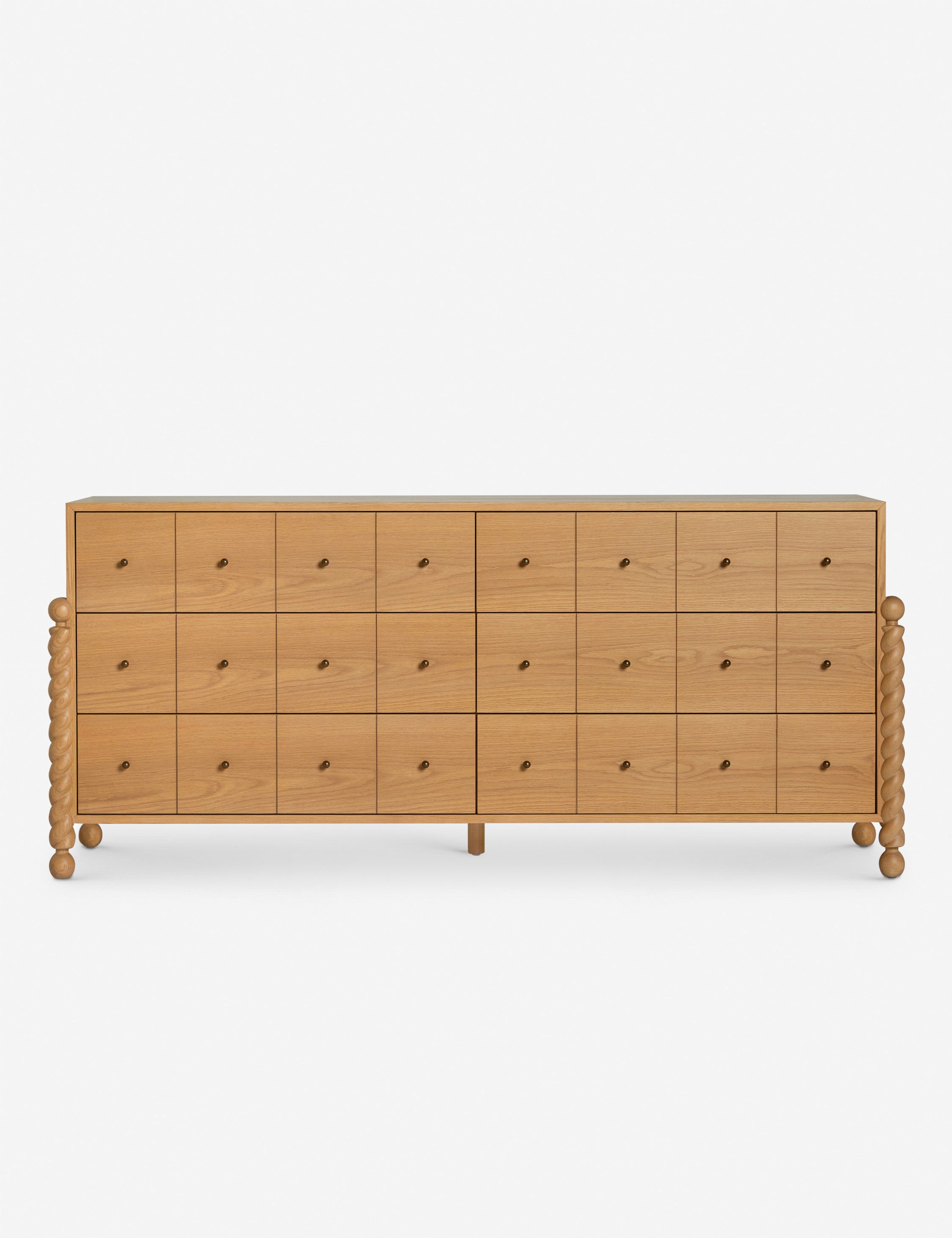 shea dresser Shea High-Gloss Enameled Lacquer 6-Drawer Dresser (60")