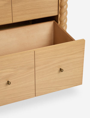 Open Box: Hawser Tall Dresser, Natural by Sarah Sherman Samuel