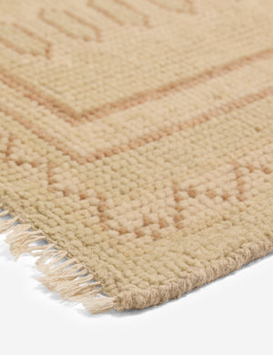 Ireson Hand-Knotted Wool Rug Swatch, Oyster and Taupe