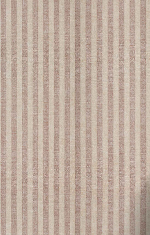 Charles Street Stripe Textured Peel + Stick Wallpaper by Jeremiah Brent, Ecru & Brown - Swatch