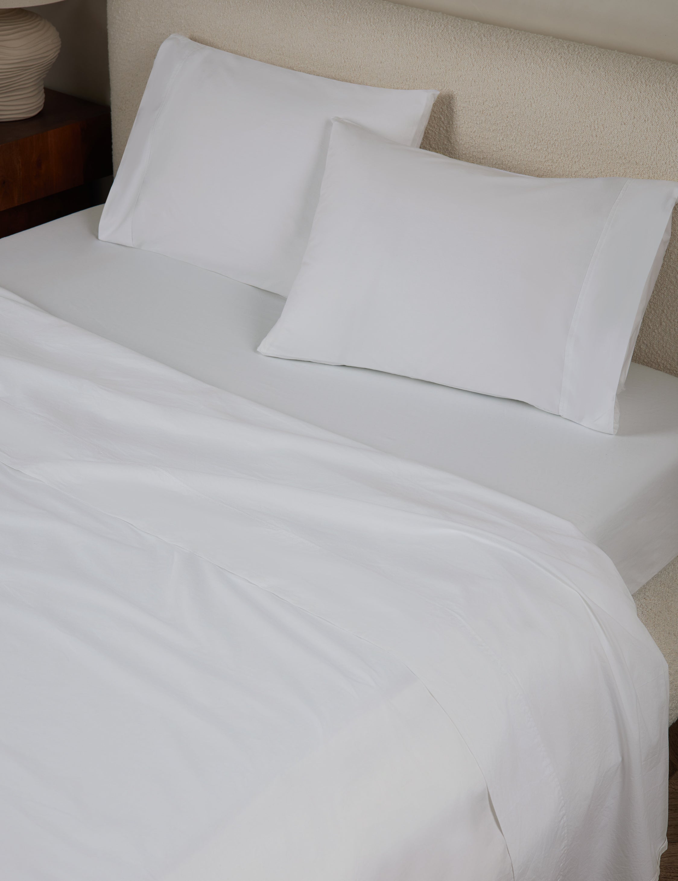 Juna Washed Percale Pillowcases