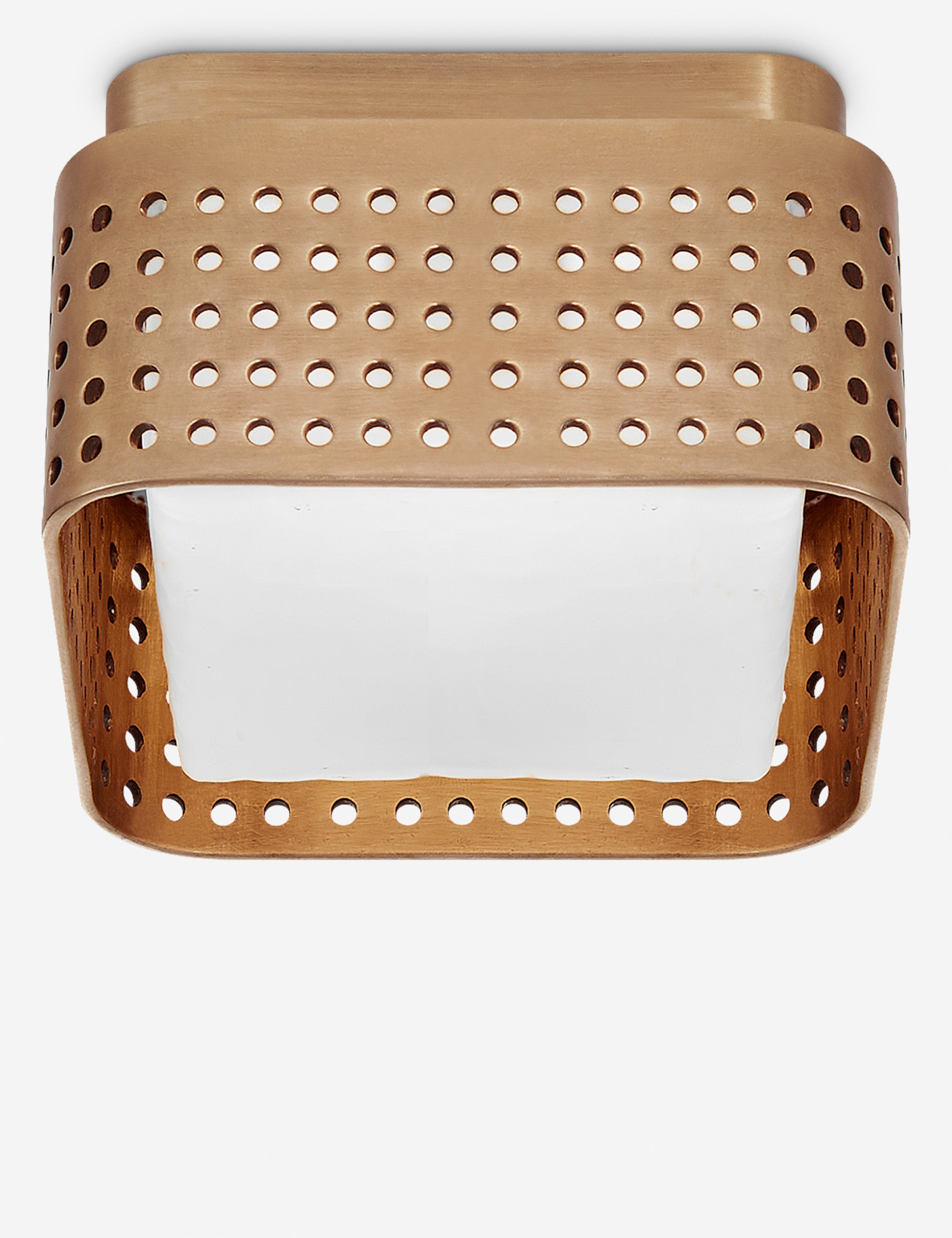 Precision Solitaire Square Mini Flush Mount Light