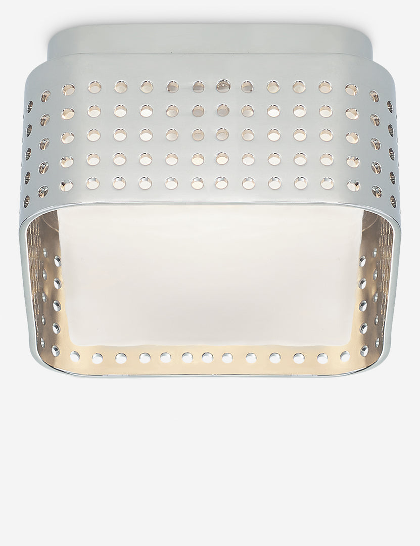 Precision Solitaire Square Mini Flush Mount Light by Kelly Wearstler