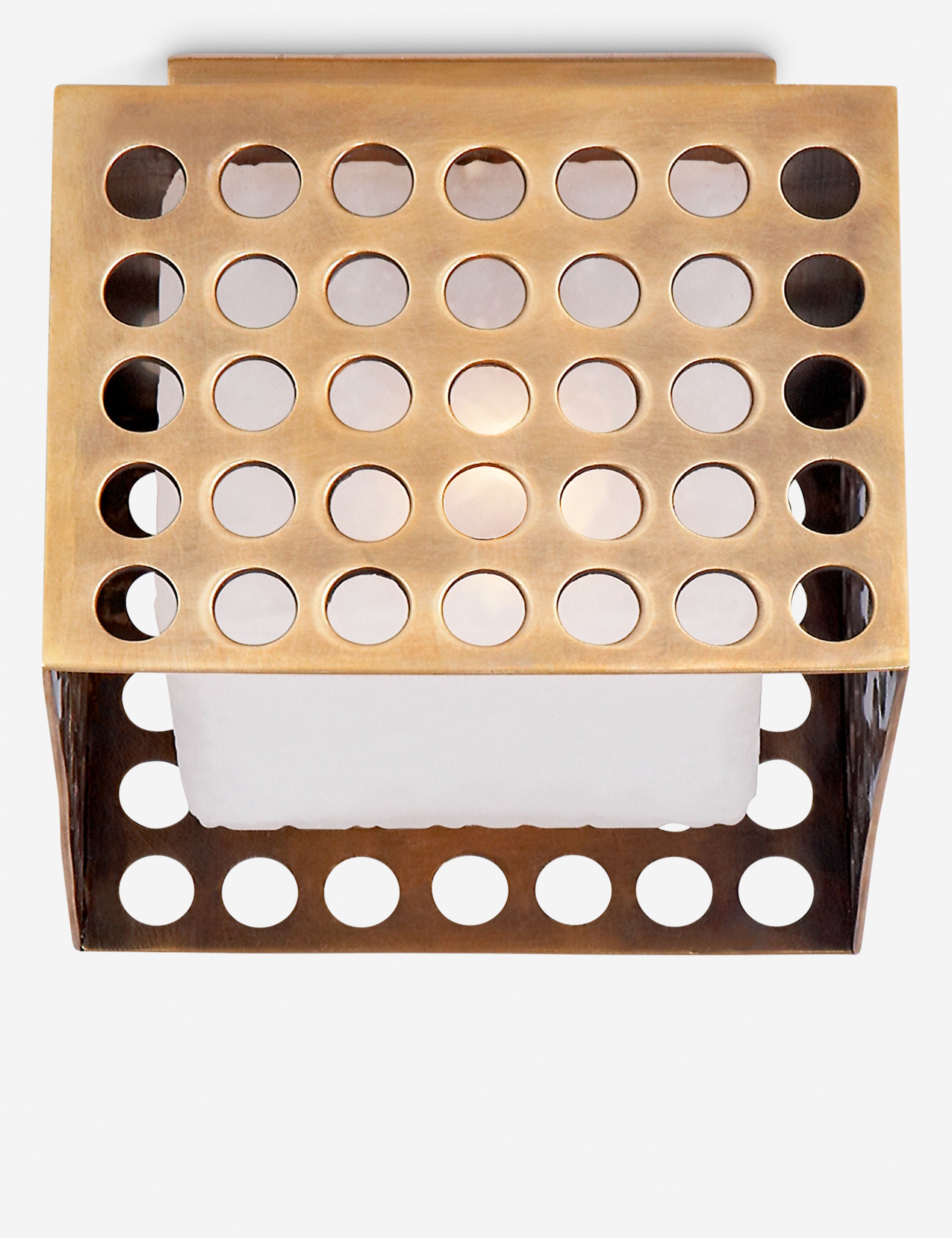 Precision Solitaire Square Mini Flush Mount Light - Thumbnail 2