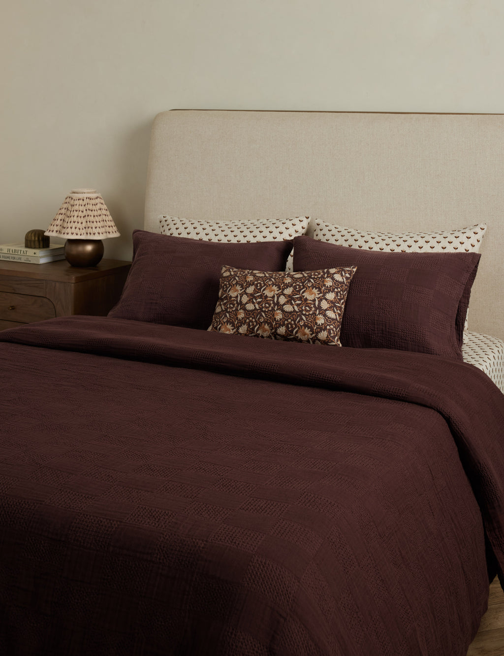 Kingsley Textured Cotton Duvet & Sham Set
