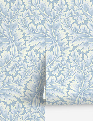 Parkrose Wallpaper, Blue - Swatch