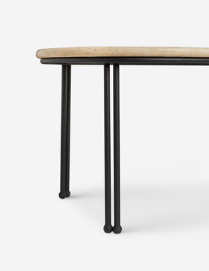 Open Box: Lanata Outdoor Dining Table, Travertine