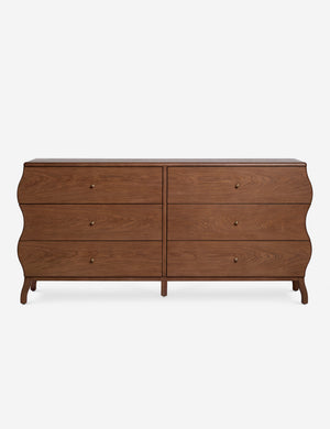 Lasya 6-Drawer Dresser in Cool Brown - Lulu and Georgia Lasya 6-Drawer Dresser in Cool Brown - Lulu and Georgia