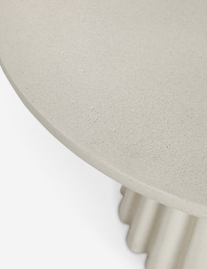 Open Box: Lazenby Indoor / Outdoor Round Dining Table, White 42