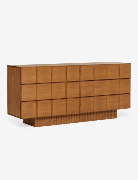 #color::russet | Angled view of the Lee dresser