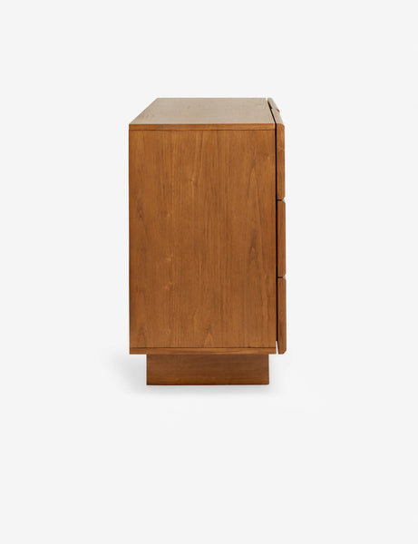 #color::russet | Side view of the Lee dresser