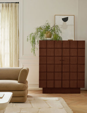 Open Box: Lee Tall Dresser, Vintage Brown by Sarah Sherman Samuel