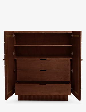 Open Box: Lee Tall Dresser, Vintage Brown by Sarah Sherman Samuel