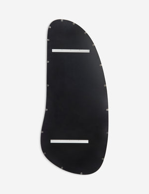 Back of the Leganza slim frame organic silhouette full length mirror by Aimee Song