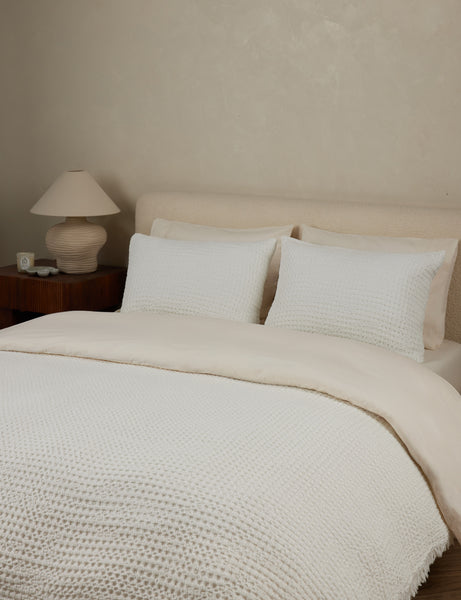 Lenora Textured Cotton Linen Blanket