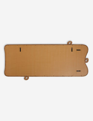 Open Box: Looped Wood Floor Mirror, Natural, 32
