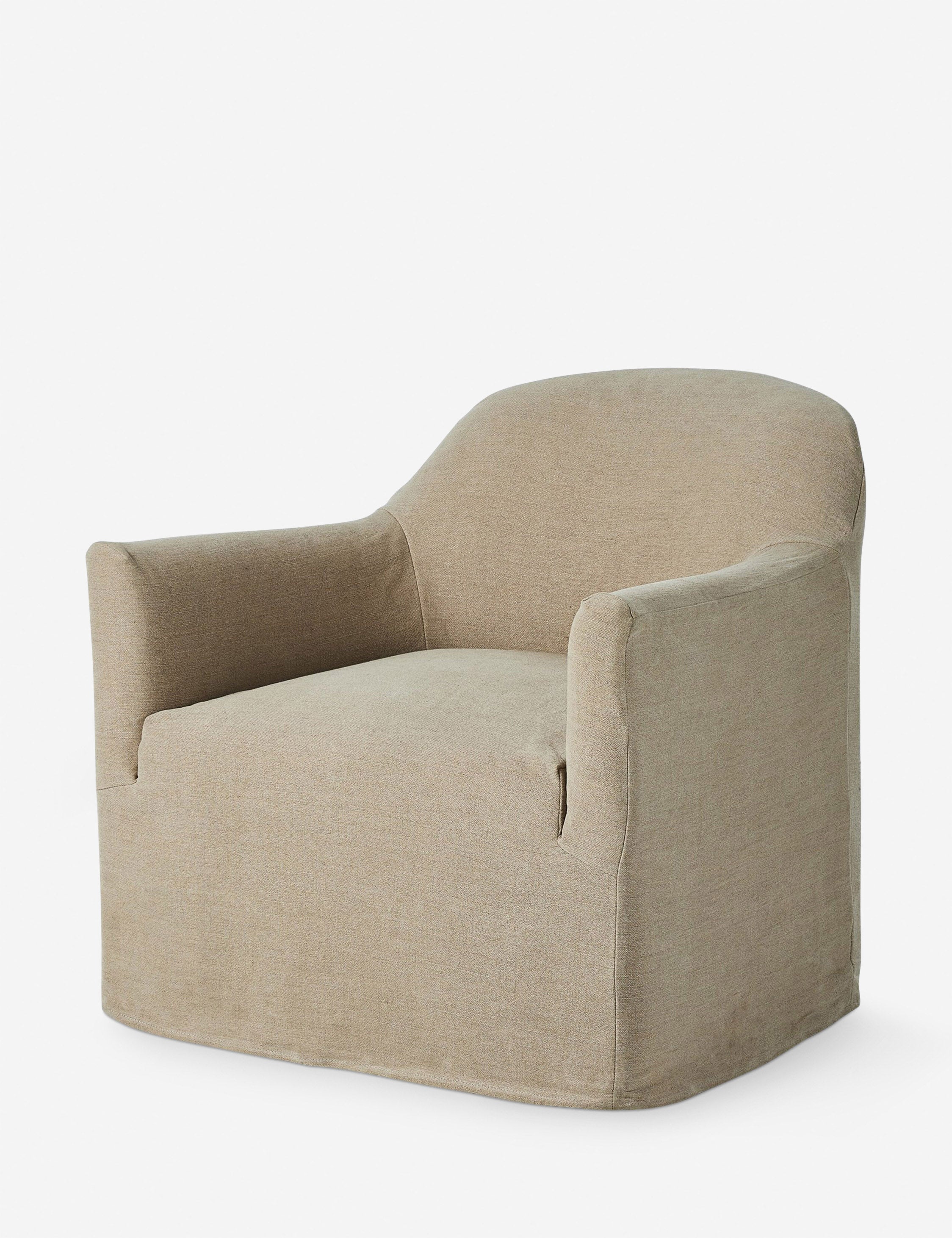 Lowell Slipcover Swivel Chair