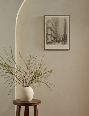 Lower Broadway, Downtown New York Print by William Walcot : Unframed / 14