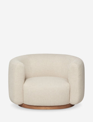 Open Box: Lowry Swivel Chair, Natural