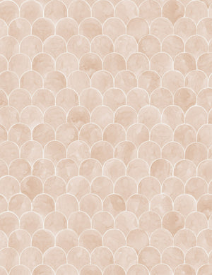 Igor Wallpaper Swatch by Scalamandre, Coral