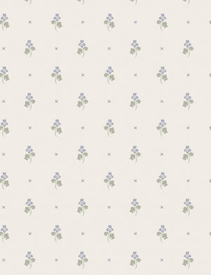 Mimi Wallpaper Swatch by Scalamandre, Sandstone