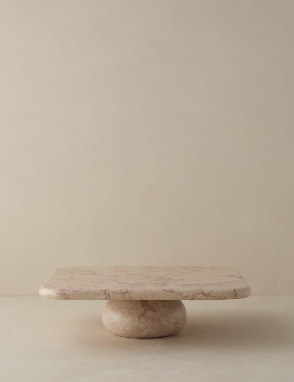 Lusine Square Marble Serving Stand
