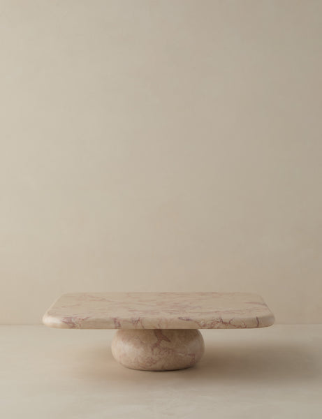 Lusine Square Marble Serving Stand
