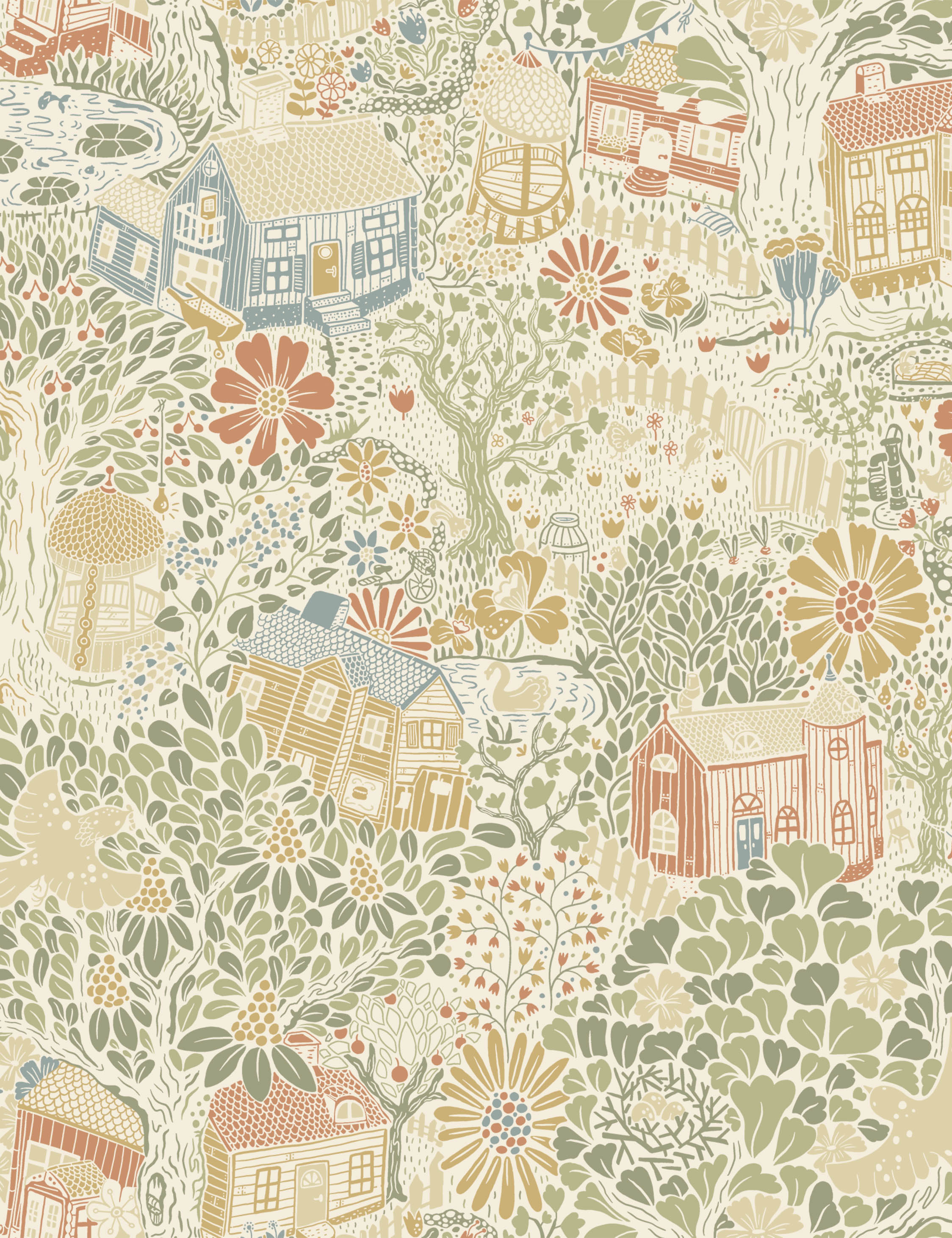 Bygga Bo Wallpaper by Lina Schnaufer - Thumbnail 2