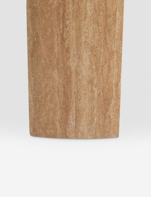 Open Box: Mahoe Round Coffee Table, Travertine and Marble by Carly Cushnie