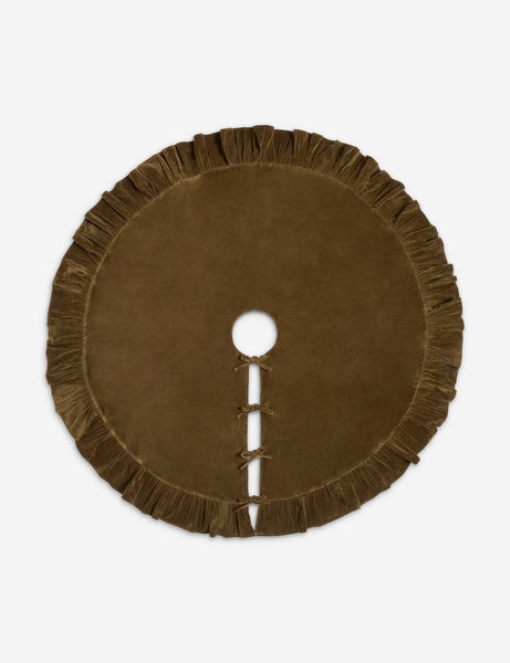 Olive Mauree Velvet Tree Skirt