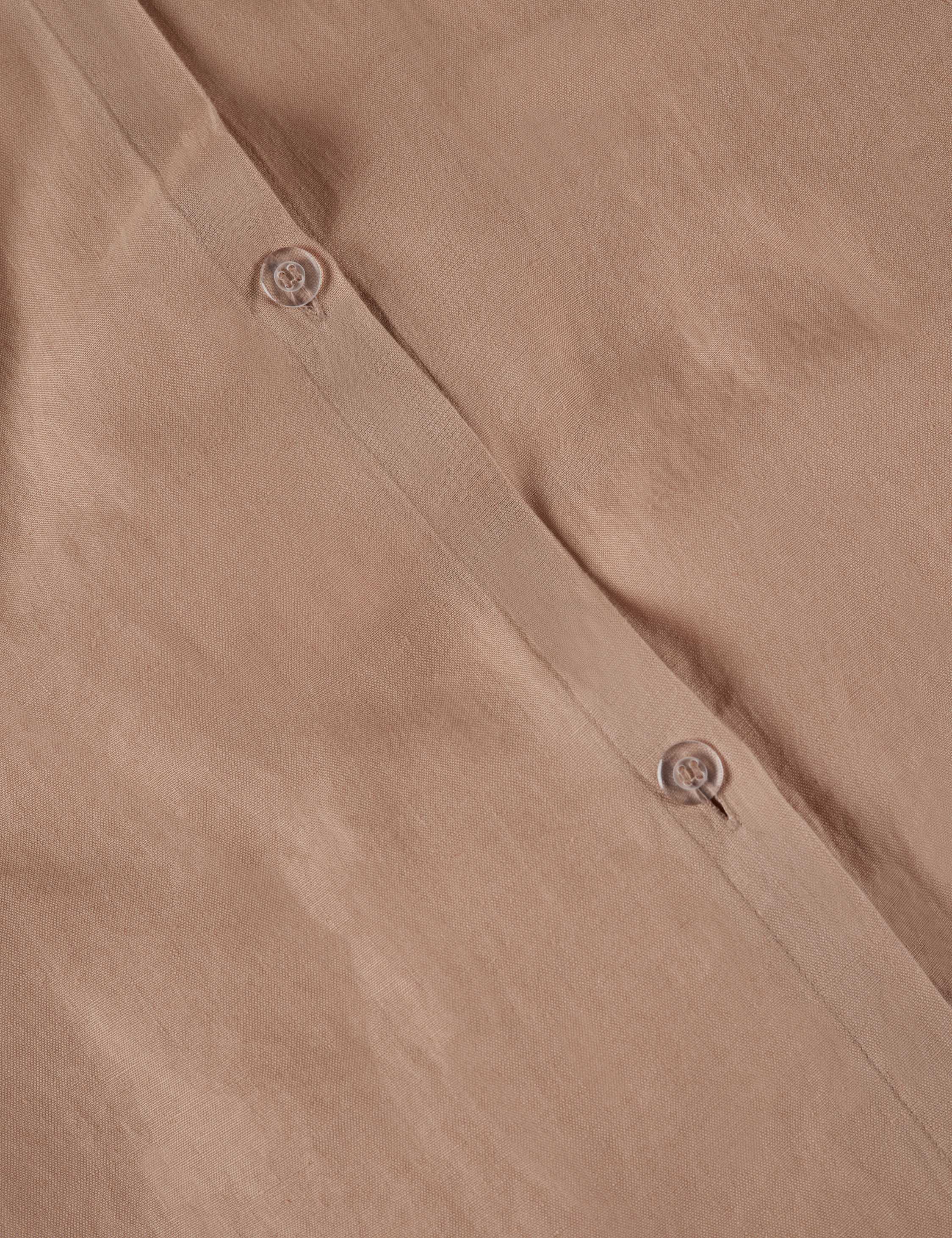 Melia Linen Trouser in Pink