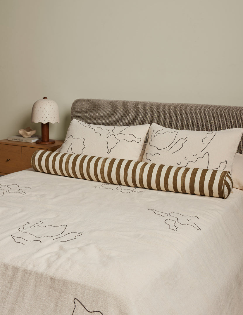 Narsi Linen Cotton Coverlet by Sarah Sherman Samuel
