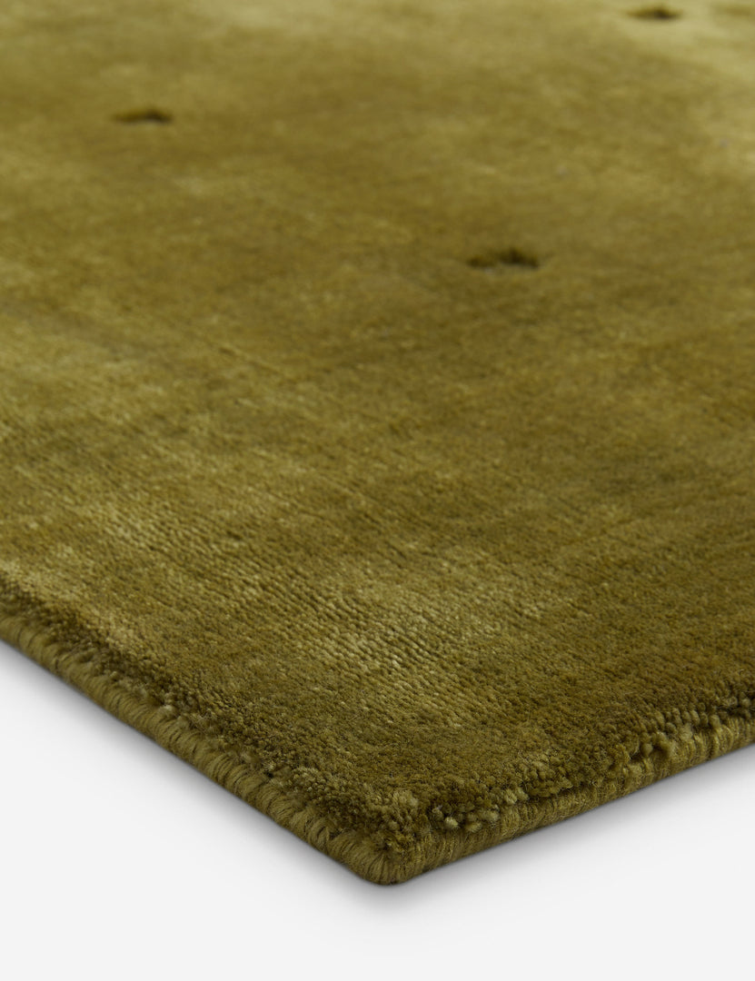 Chartreuse Color Rug Nelio Hand-Loomed Rug by Sarah Sherman Samuel
