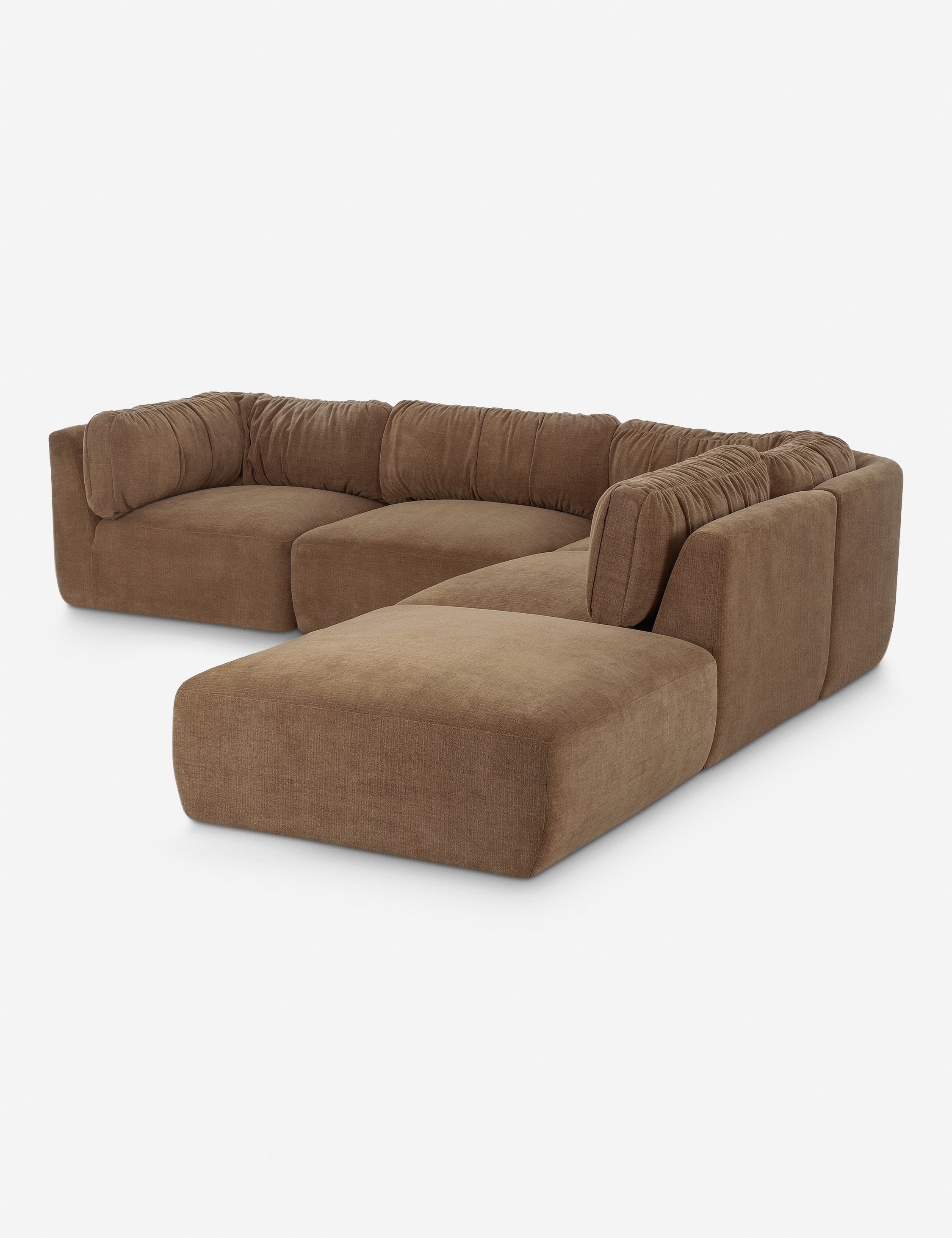 Lulu and Georgia Marona Modular Chaise Sectional Sofa - Thumbnail 5
