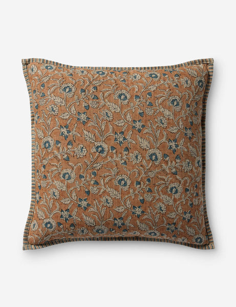 Carazo Linen Pillow (Peach and Multi)