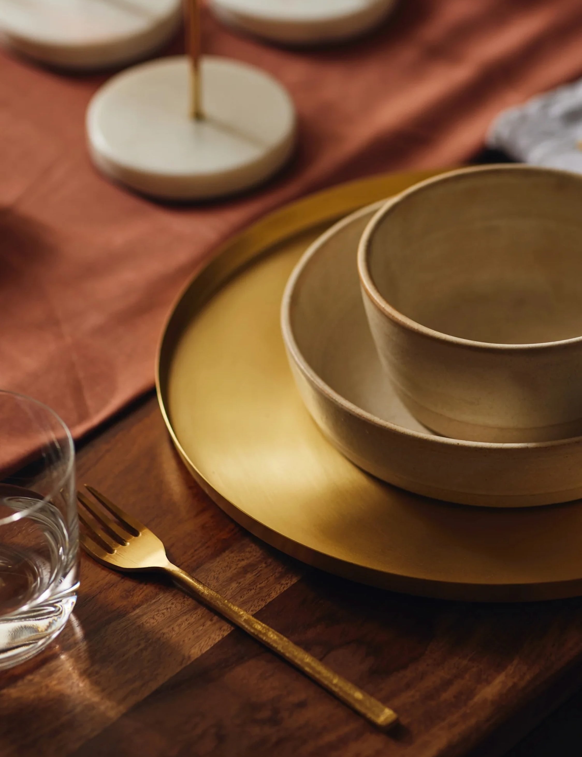 Heirloom Brass Serving Plate - Thumbnail 5