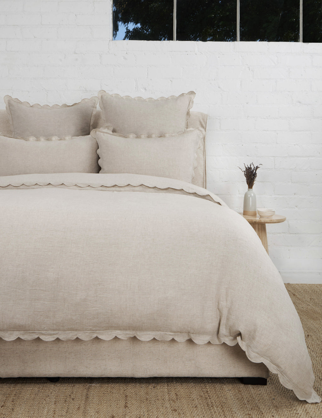 Kelly Linen Duvet Cover by Pom Pom At Home