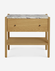 Open Box: Philana Nightstand, Honey Oak 26"W