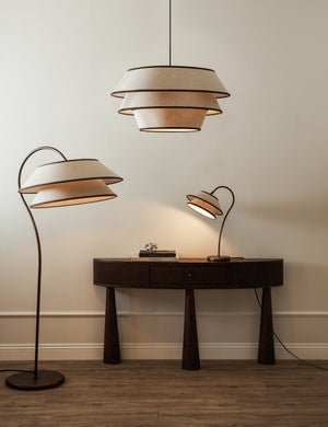 Open Box: Pittman Floor Lamp, Ivory and Toffee