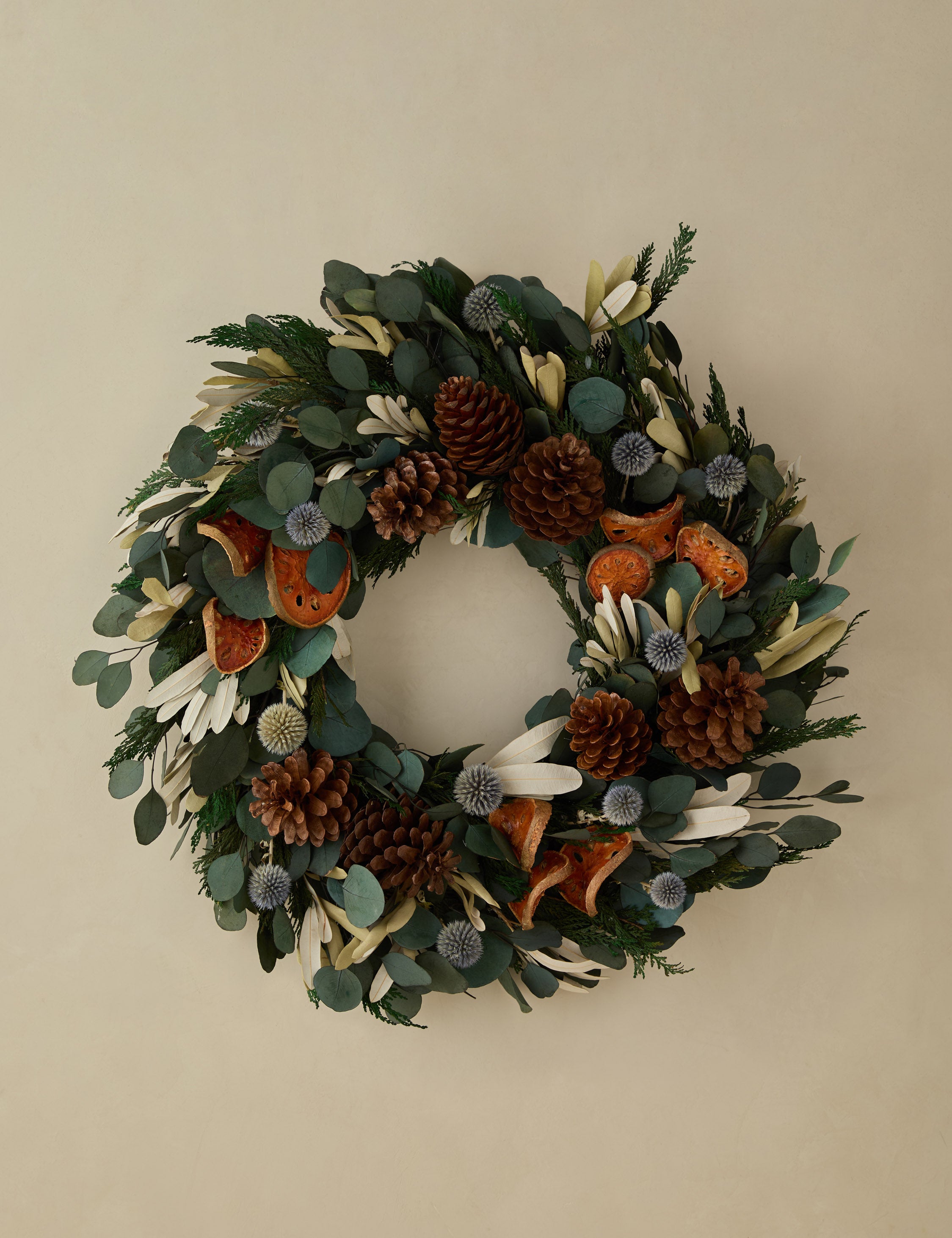 Preserved Quince + Cedar Wreath