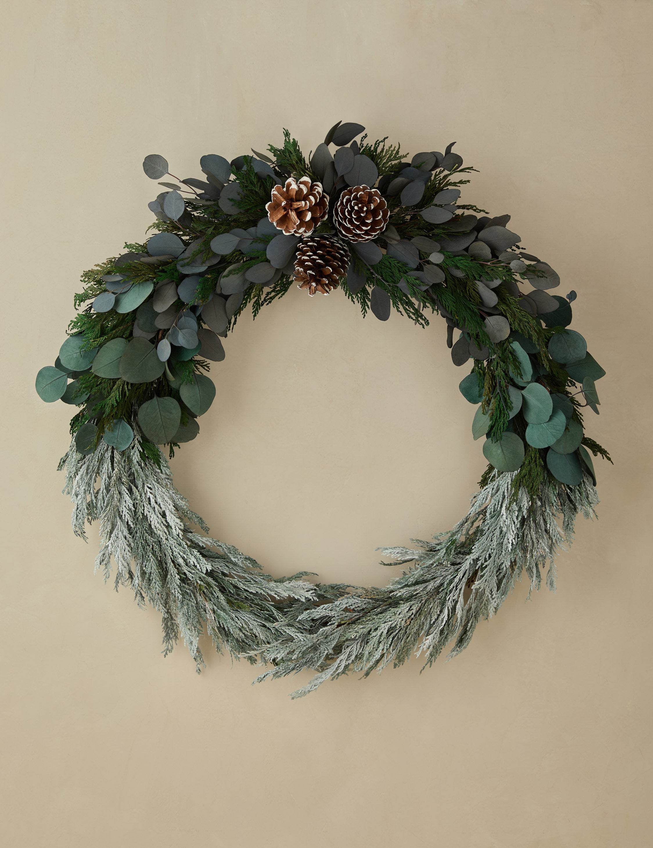 Preserved Winter Cedar Wreath