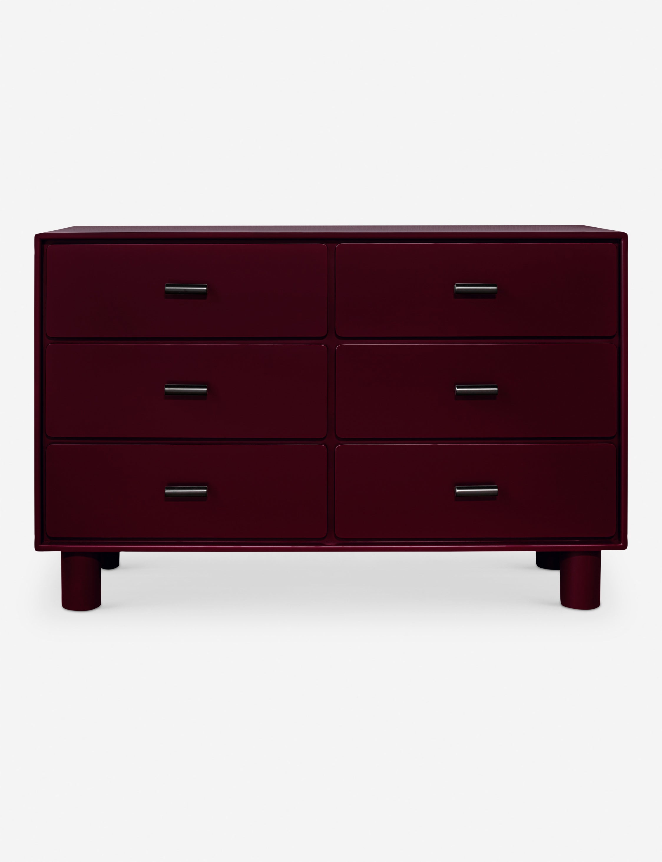 open lace back dress Jolene 6 Drawer Dresser Deep Red